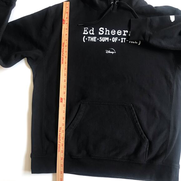 Ed Sheeran The Sum Of It All Hoodie XXL 2XL Black Disney Independent Promo EUC - Picture 11 of 12